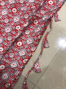 Red Printed Kurta