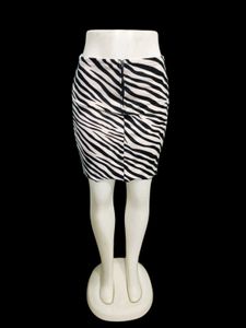 Zebra Print Pencil Skirt