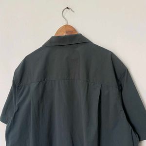 Olive Camp Collar Shirt