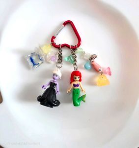 little mermaid keychain
