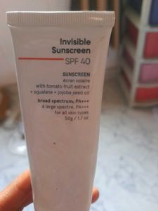 Minimalist Invisible Sunscreen SPF 40