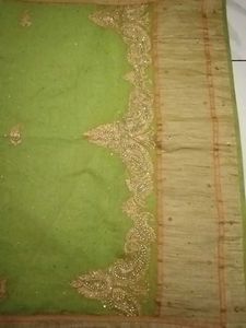 Elegant Green Saree