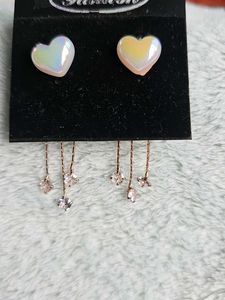 Heart Drop Earrings