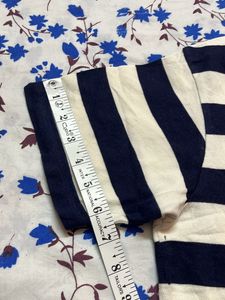 Uniqlo Black &amp; White Striped Shirt