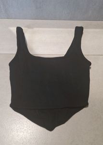 BLACK CORSET TANK TOP
