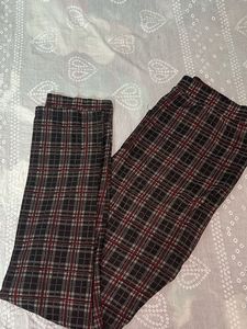 Chex Print Trouser