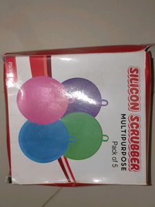 Silicon Scrubber Pack Of 5