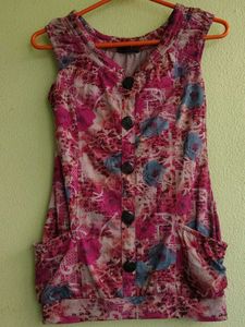 Floral Button-Down Dress