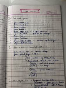 Complete History Notes Handwritten