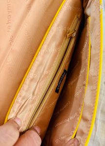 Yellow Color Collete Brand Clutch