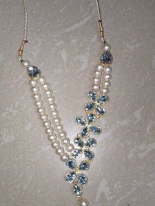 Pearl &amp; Crystal Necklace
