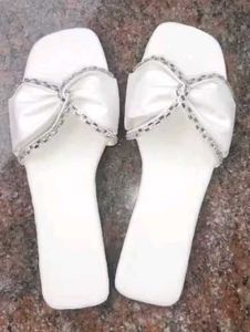 White Elegant Slippers