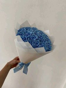 Handmade Ribbon Rose&#39;s Bouquet 🎀✨🌹💐