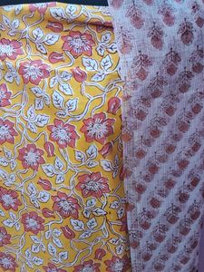 Elegant Kurta plazzo fabric unstiched&amp; Dupatta