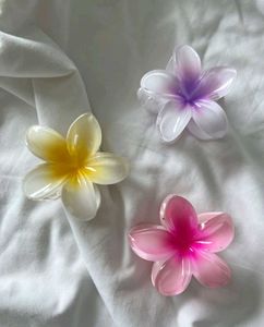 Floral Hair Claw Clip(SET OF 3)