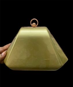 Pyramid Design Clutch Bag