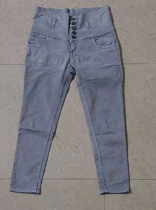 Combo Of Top And High Waist Jeans