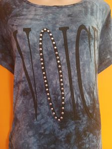 L Size Top With Tie-up Waist