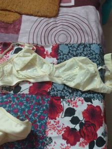 Lace Trim Lingerie Set