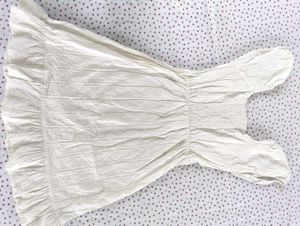 White Crinkled Dress