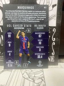 Topps Match Attax Marquinhos Black Edge Edition