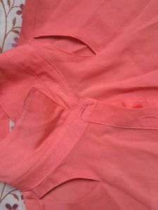 Forever 21 Coral- Pink Shirt