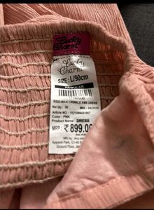 Pink Embroidered Dress