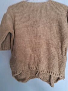 Tan Knit Cardigan