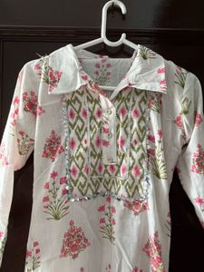 Floral Print Kurta Set