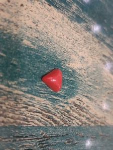 Red Triangle Bead Gemstone