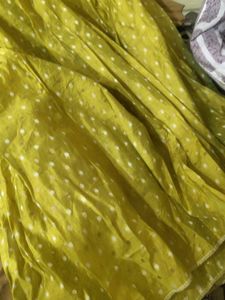 Yellow Polka Dot Skirt