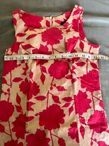 Flower Print Stretchable Dress