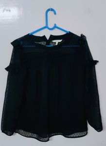 Mast And Harbour Black Stylish Top