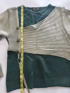 Stylish &amp; Smart Grey Sweater For Parties