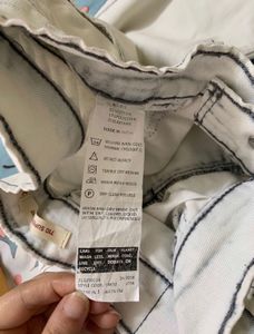 Levis Jeans Off White Denim Women