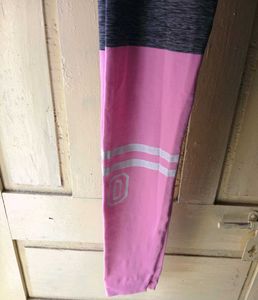 Pink & Grey Active Leggings