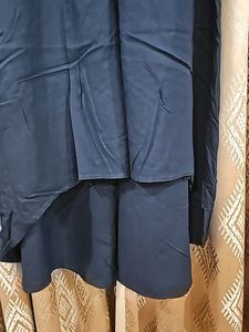 Black Uneven Kurta