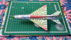 Indian AirForce MIG 21 Paper Airplane Model