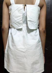 White Cotton Frock 🤍😌