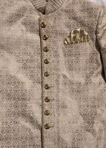 Cream Colour Sherwani (Men)