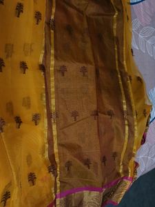 Yellow Colour Saree