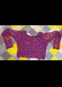 Purple Skirt and Top Set