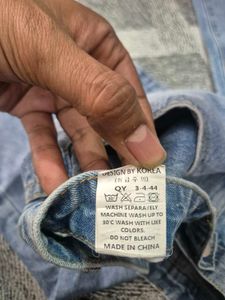 Made In Korea Wide Leg Denim Jeans