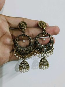Boho Jhumka Earrings