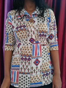 Elegant Blue & Peach Salwar Suit