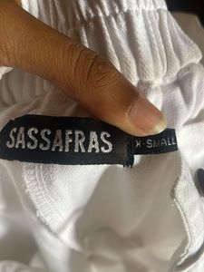 White Wide Leg jeans Pants worn once