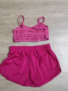 Pink Beach Swimwear Set