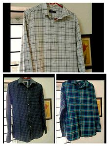 3 Mens Check Shirts