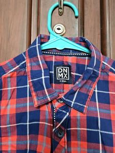 boys check shirt 9 to 10 years