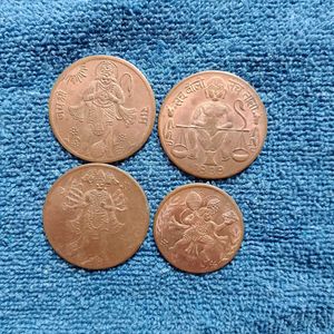 4 Hanuman Sets Coins 1818